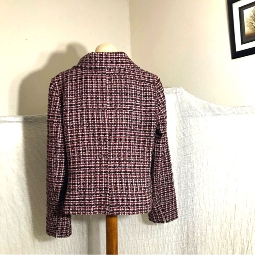 Talbots Reddish Tweed Jacket Size XL - Picture 7 of 8